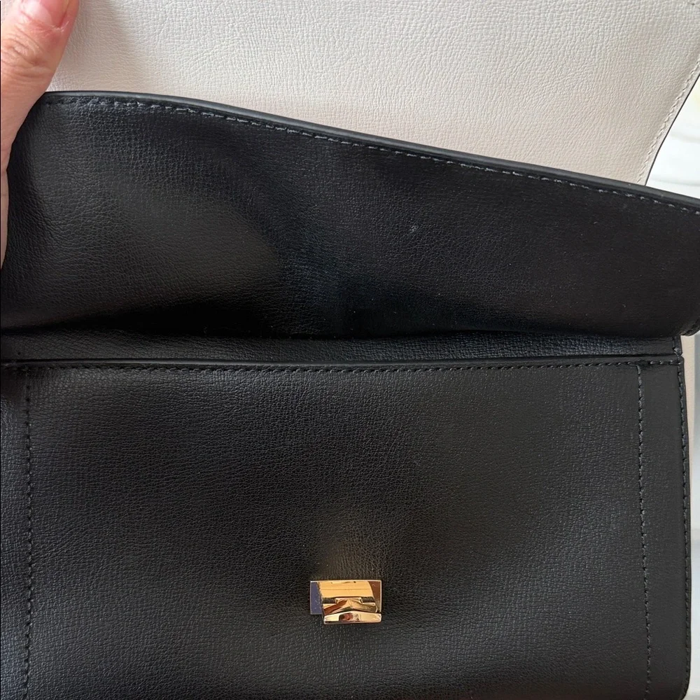 Michael Kors Black, White, and Tan Crossbody Bag - Picture 5 of 7